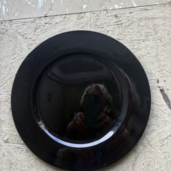 Wedding Black Chargers