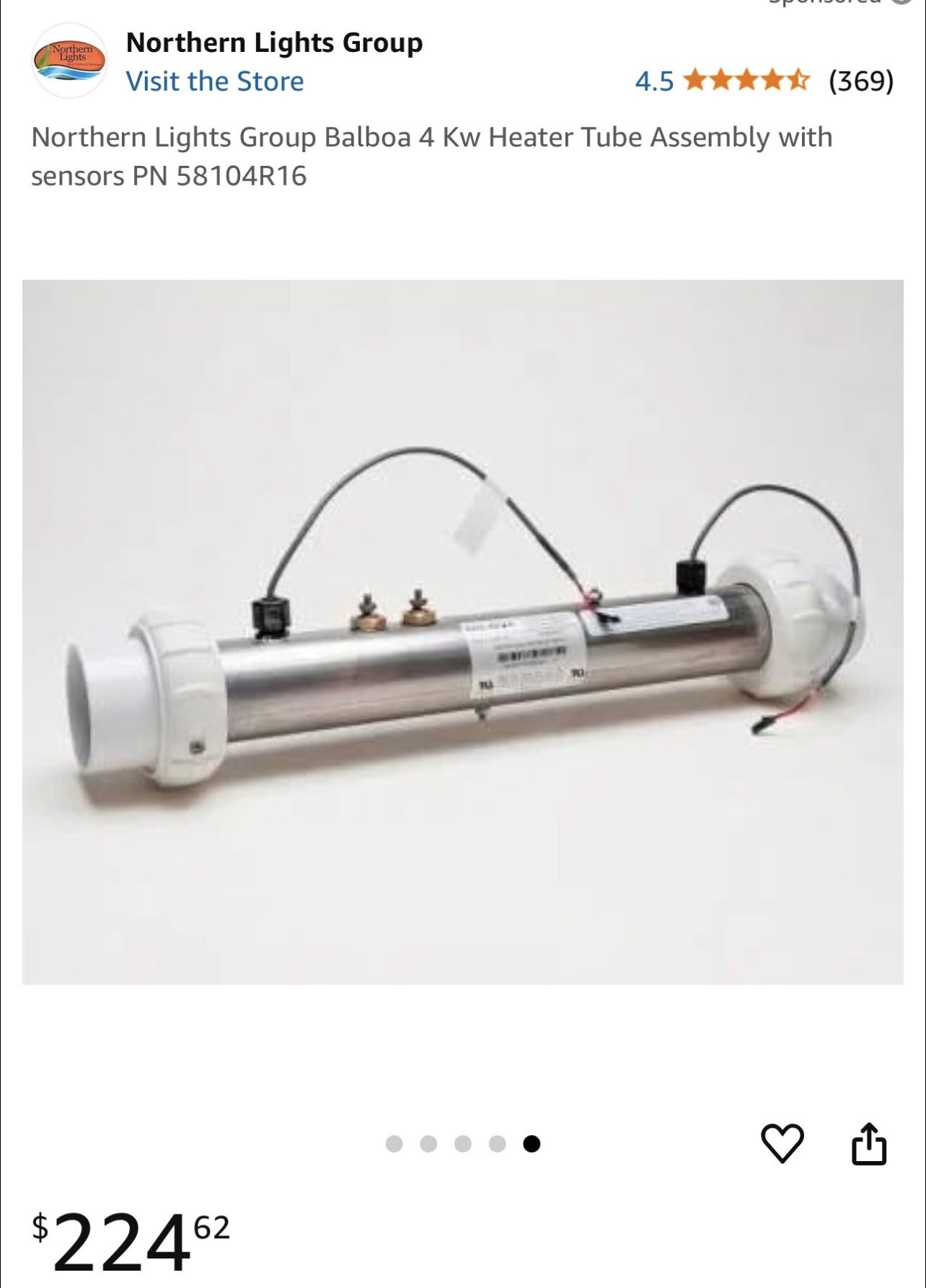 Heater Tube Assembly 