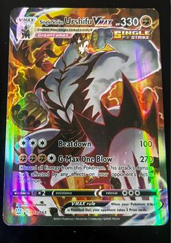 Pokemon TCG Battle Styles Single Strike Urshifu Vmax Alternate Art 168/163