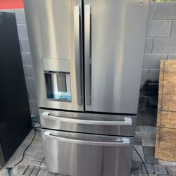 GE Profile 22.3 cu. ft. Counter Depth Four Door and A 1/2 Access Door Refrigerator