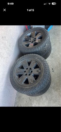 Chevy silverado wheels and tires 275/55r20