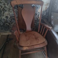Wooden Rocking Chair For Sale