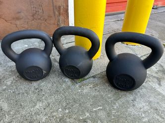 Blackcast iron kettle bell