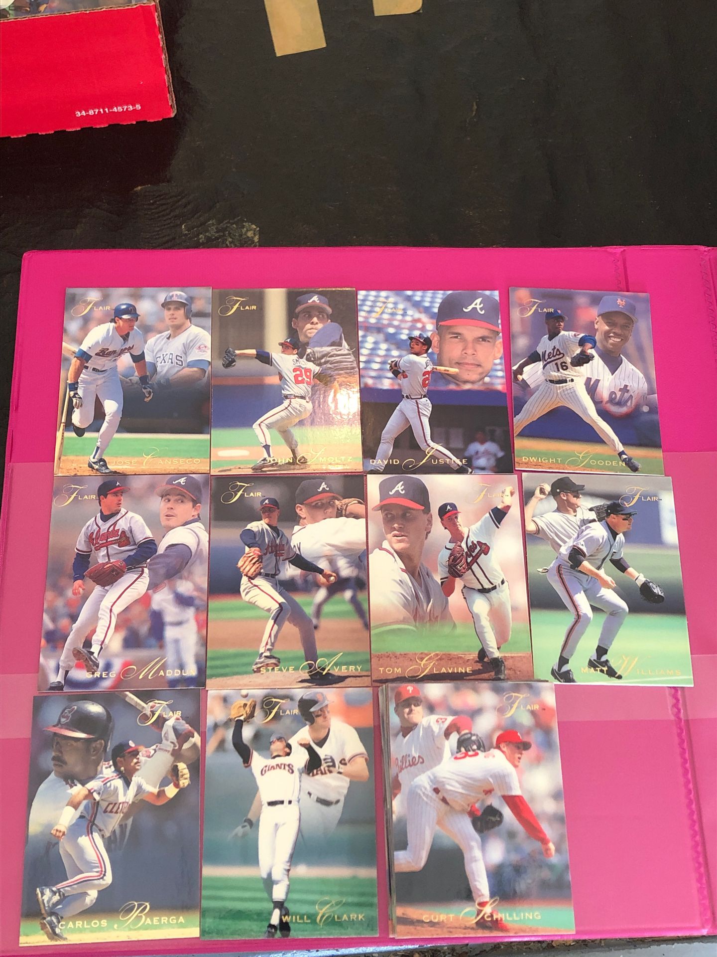 Baseball cards 1993 Flair RC’s, All-Stars and HOF’ers!