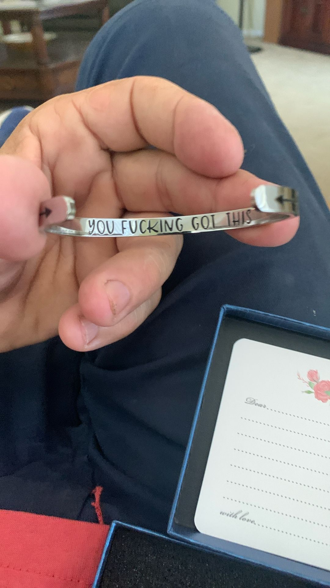 Sam And Lori You Fucking Got This Bangle Bracelet