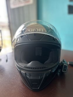 SHOEI RF-SR HELMET WITH SENA CAMERA