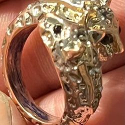Vintage Hardy Bypass Ring Panther Ring