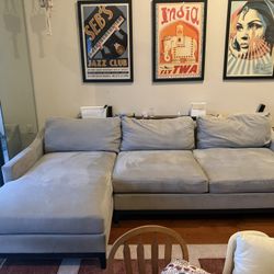 Living Spaces Besom Sofa With Chaise 
