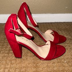 Red Heels (Size 7.5)