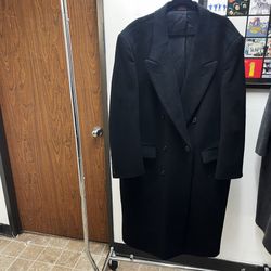 Men’s Cashmere Winter Trench Coat  (Gently Used)
