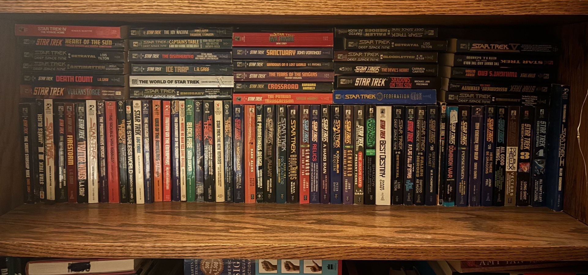 Star Trek Book Lot