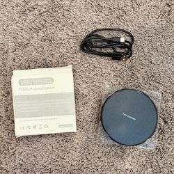 Black Wireless Fast Charging Pad, New with USB Cable - Pickup Lehi
