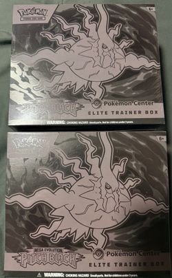 (2x) Pokemon Center Pitch Black ETBs