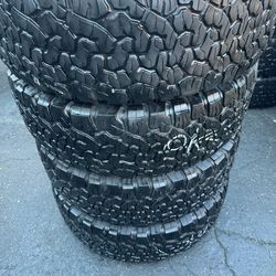 4 tires 285-70-17 Bf Goodrich Ko2 Good Condition $270 all four mounted and balanced