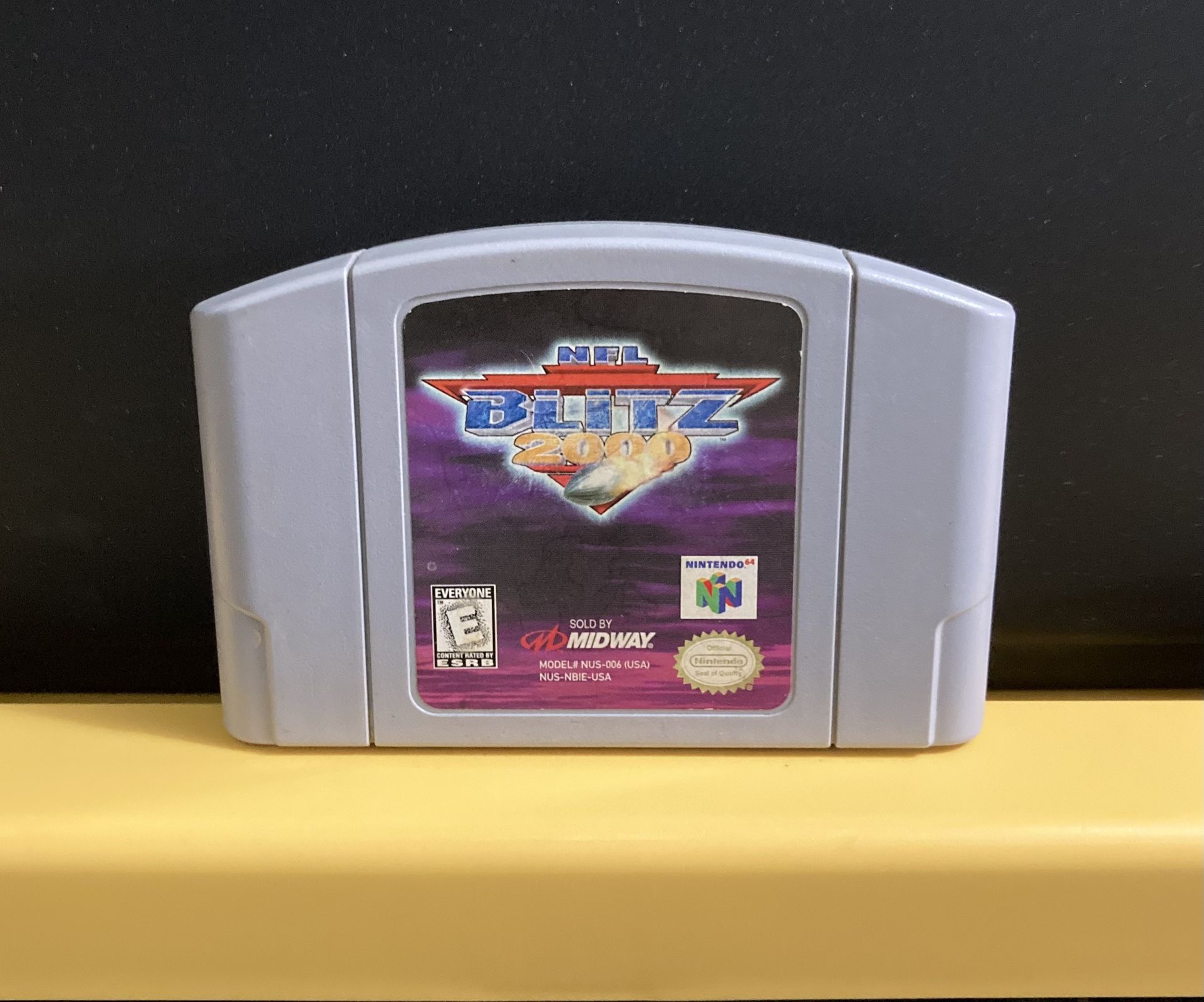 NFL Blitz 2000 football for Nintendo 64 video game system n64 console authentic 2K