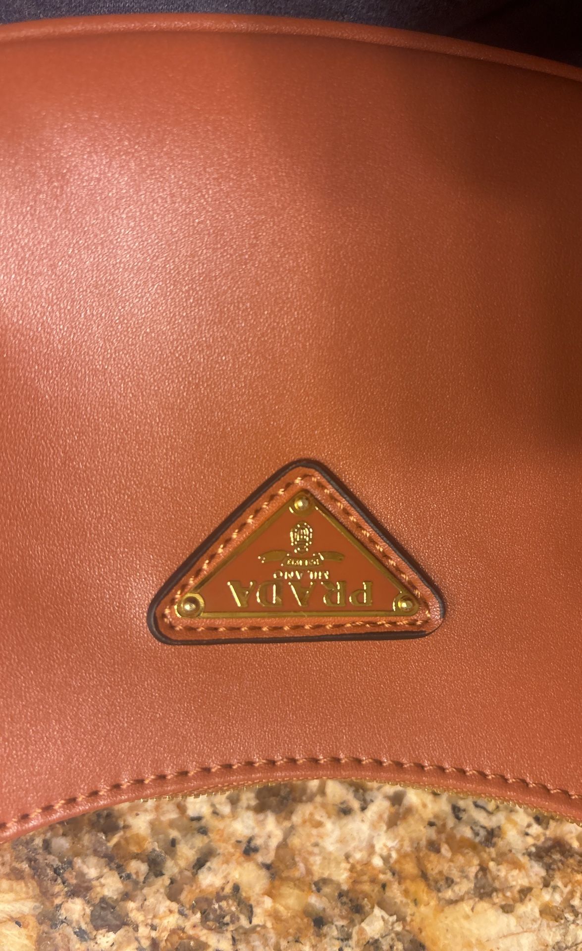 Prada Arqué leather shoulder bag