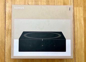 Sonos  Amp 250W, 125W per channel, 2.1 Ch Amplifier (Black) Brand New Sealed. Includes Warranty.
