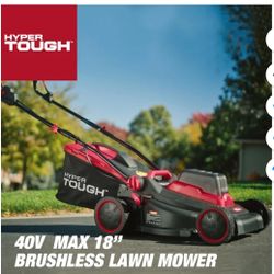 Hyper Tough Kit Mower Push sin Escobillas con Batería de 40 V y 18 Pulgadas, HT13-401-003-01