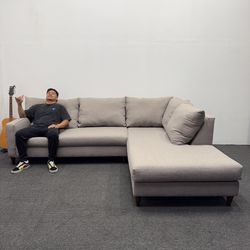 50% OFF Retail: Grey Sectional Couch - Perfect Condition - I can deliver