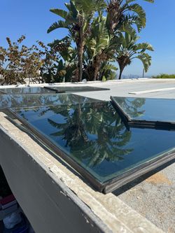 6 Double Glass Windows  -  Frameless