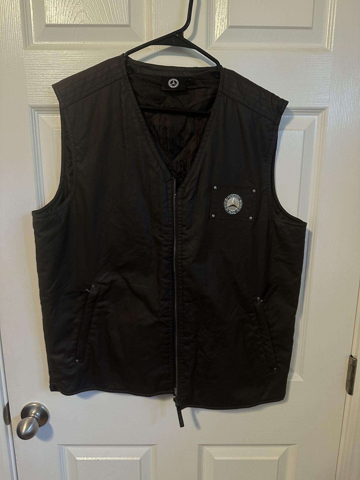 Vintage Mercedes Benz Leather Vest