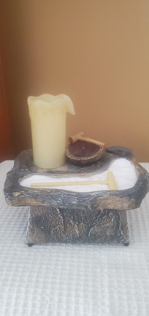 Lighted Meditation LED Candle Fountain