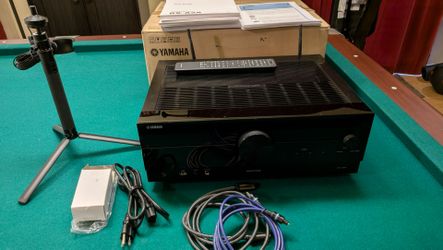 Yamaha AVENTAGE RX-A2A 7.2 AV Receiver Dolby Atmos 4K HDR WiFi AirPlay + Extras!