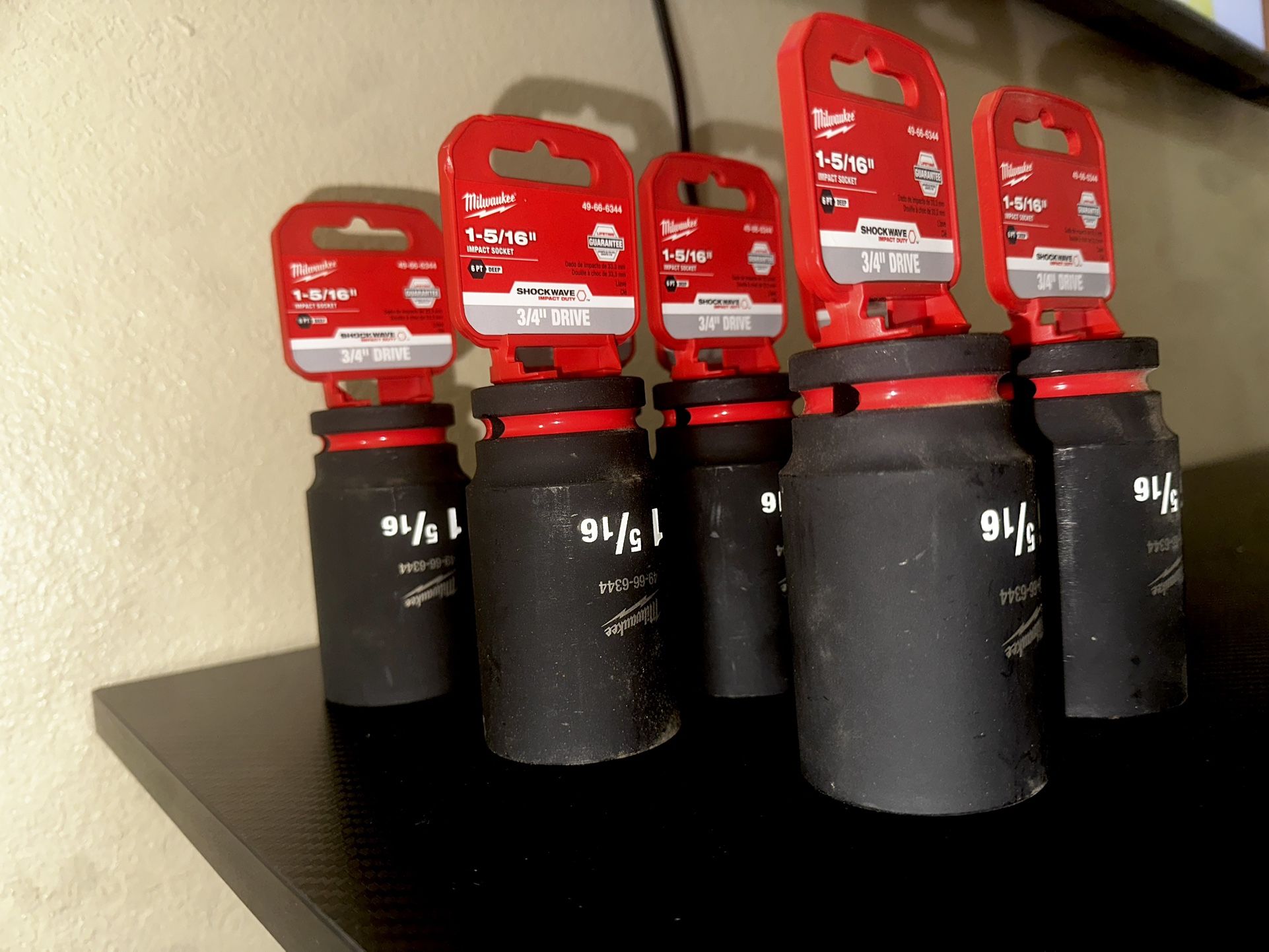 Milwaukee 1-5/16 Deep Impact Socket 3/4 Drive