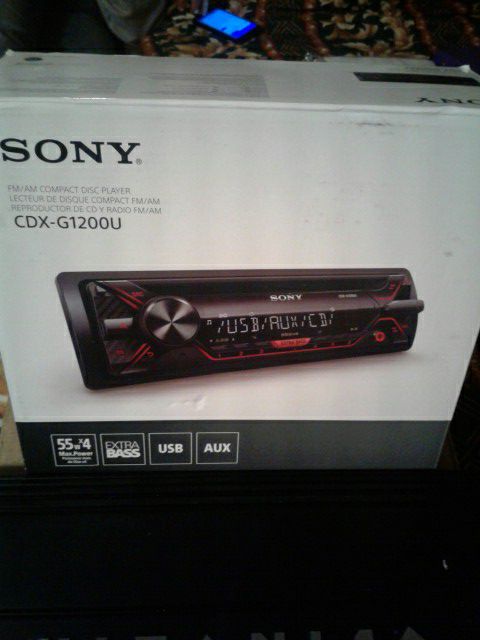 Sony cdx-g1200u