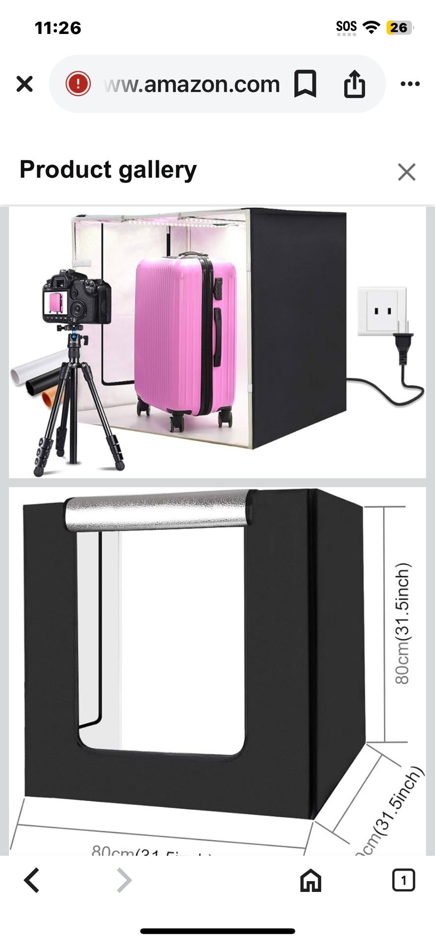 PULUZ 80cm White Light Portable Folding Photo Studio Professional Photo Fill Light Photo Photography Soft Box
