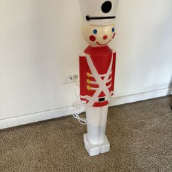 Nutcracker Toy Soldier Blowmold 