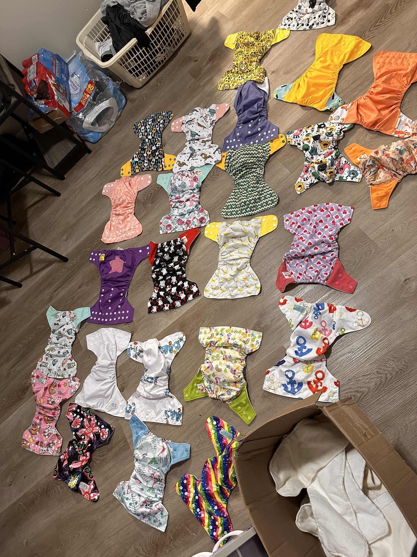 Diaper Covers With Washable Pads 