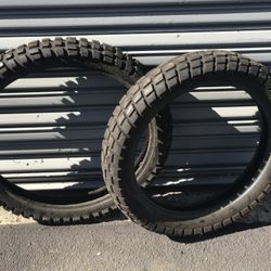 18/21” Street Dirt Bike Tires Klr Drz Crf Wrf 
