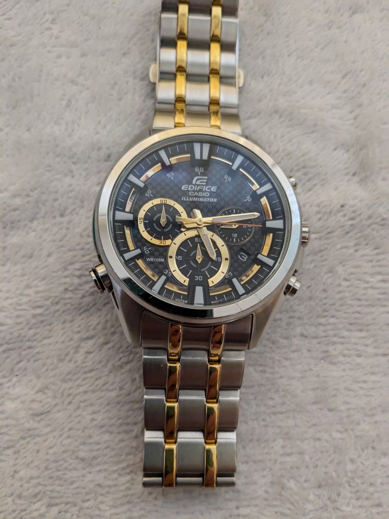 Super Cool Casio Edifice Watch Night Glow