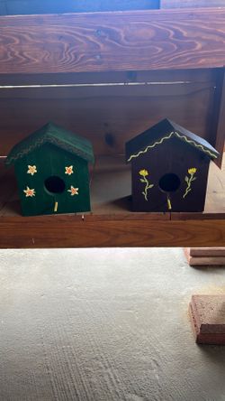Hand Made Bird Houses / $25   A Piece   Must Pick Up