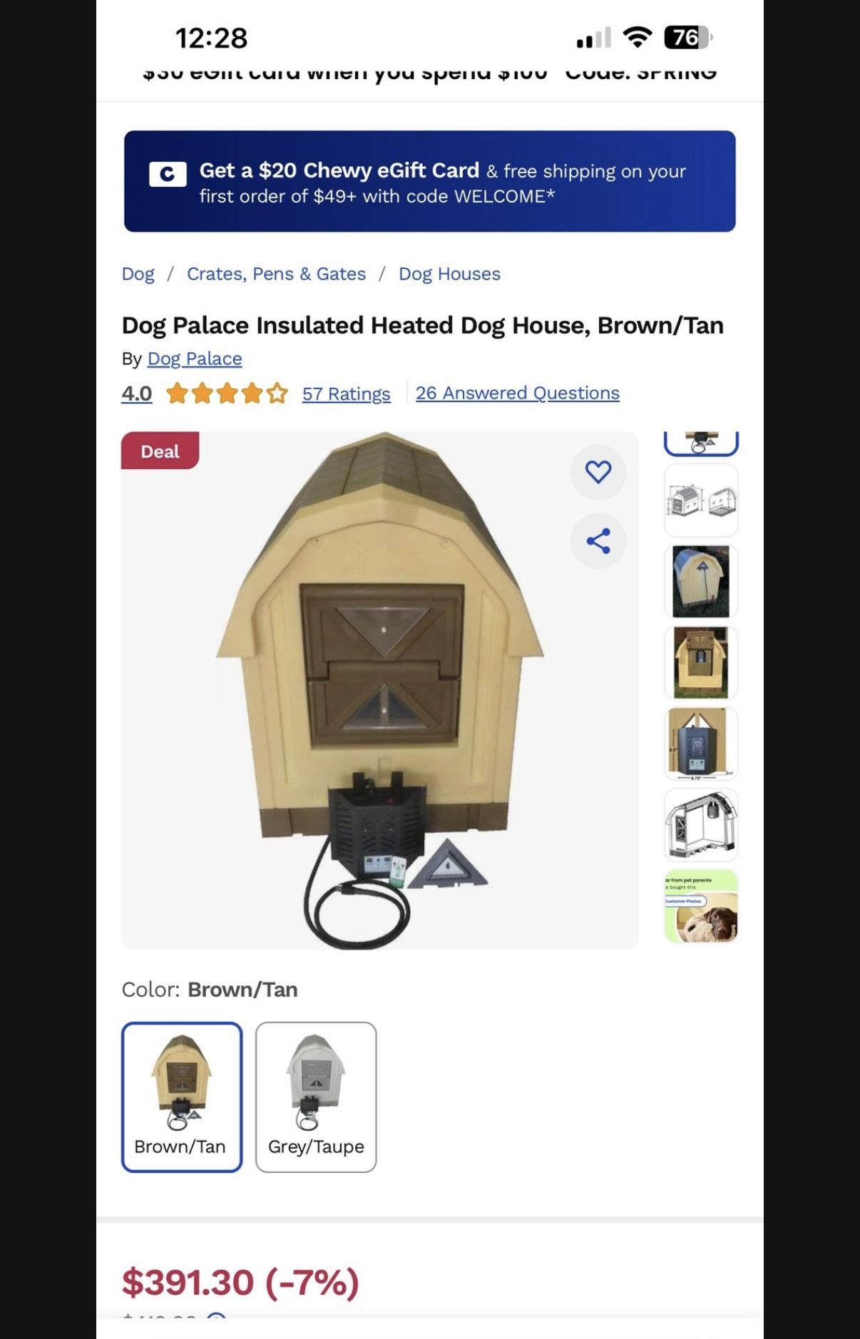 Insulated Dog House