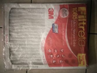 2 pack 3M Air Filters, 16 X 20 X 1 never opened.