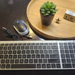 Stylish Wireless/Chargeable Keyboard & Mouse