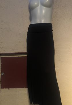 Black maxi skirt