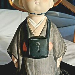 Vintage Japanese Ceramic HAKATA Doll