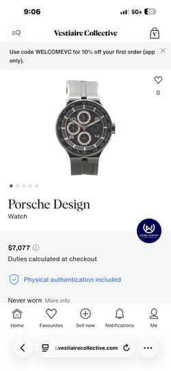 sell my porsche watch