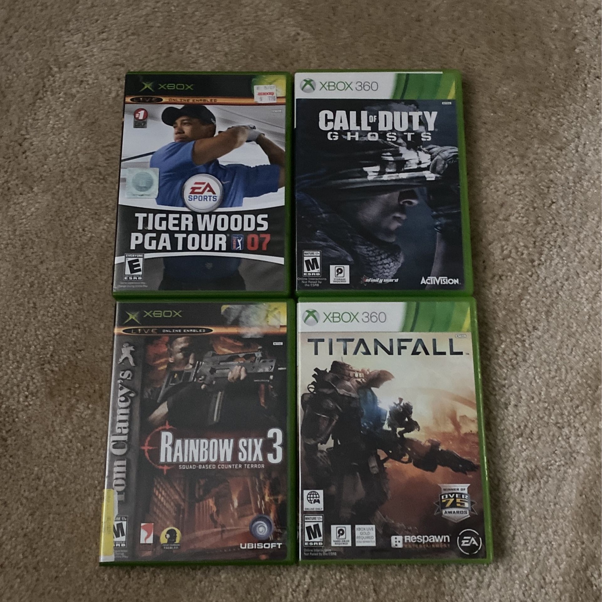 4 Xbox And Xbox 360 Games 