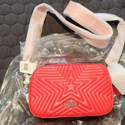 Coach star quilted Jes Crossbody
