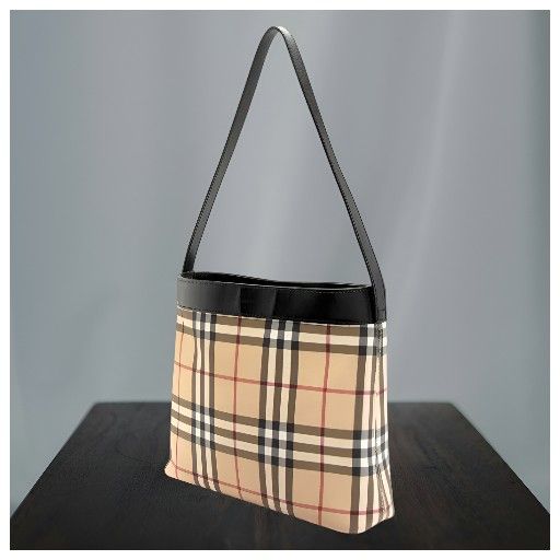 Authentic Burberry Handbag in the classic Nova Checkered pattern and color Shoulder Bag Handbag Purse