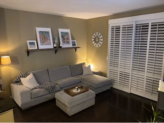 Kivik modular chaise and ottoman with storage