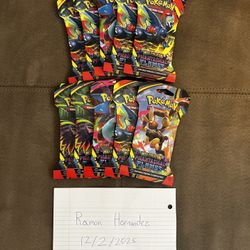 Pokemon Phantasmal Flames Booster Packs