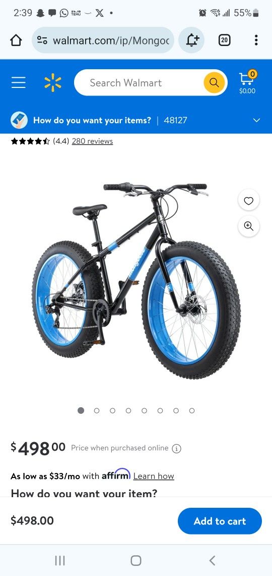 ***MONGOOSE 26" DOLOMITE FAT TIRE BIKE, 7 SPEEDS***GREAT CONDITION*** W/ SPECIAL BONUS***