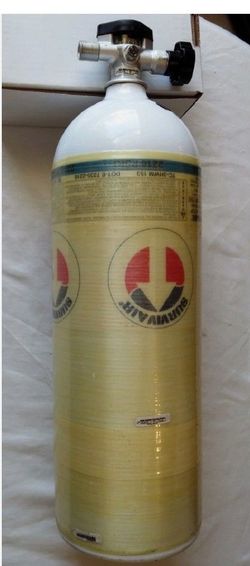 SURVIVAIR Air CYLINDER HOOP-WRAPPED FIBERGLASS 30MIN