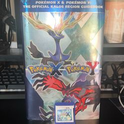 Pokemon X With Kalos Region Guidebook 