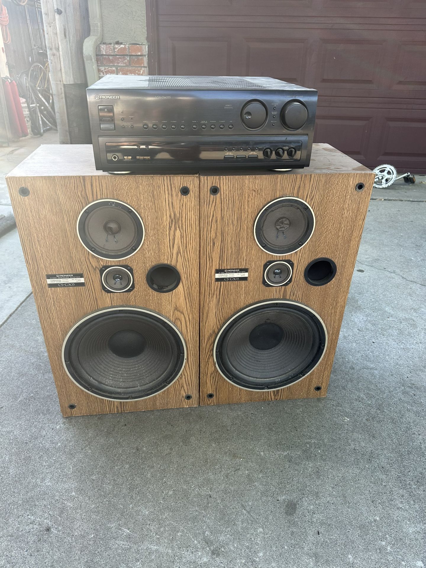 Pioneer Receiver & Subwoofers